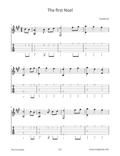 The first Noel (arr. Bettina Schipp)