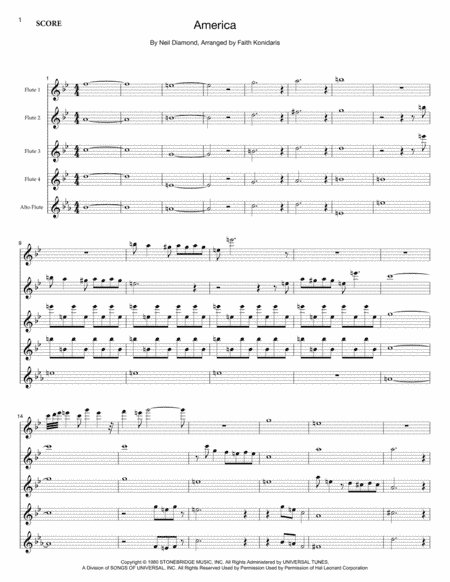 America (arr. Faith Konidaris)