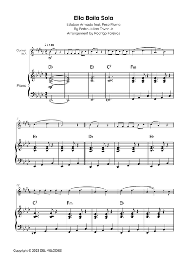 Ella Baila Sola (arr. Rodrigo Faleiros)