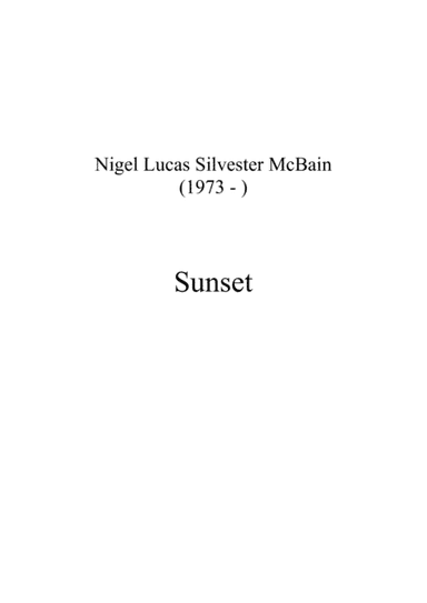 Sunset