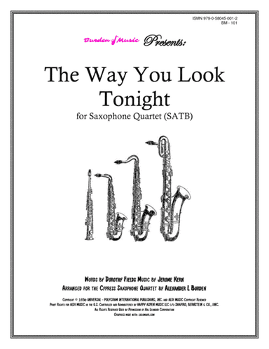 The Way You Look Tonight (arr. Alexander L Burden)