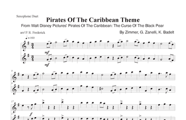 Pirates Of The Caribbean (arr. P. R. Frederick)