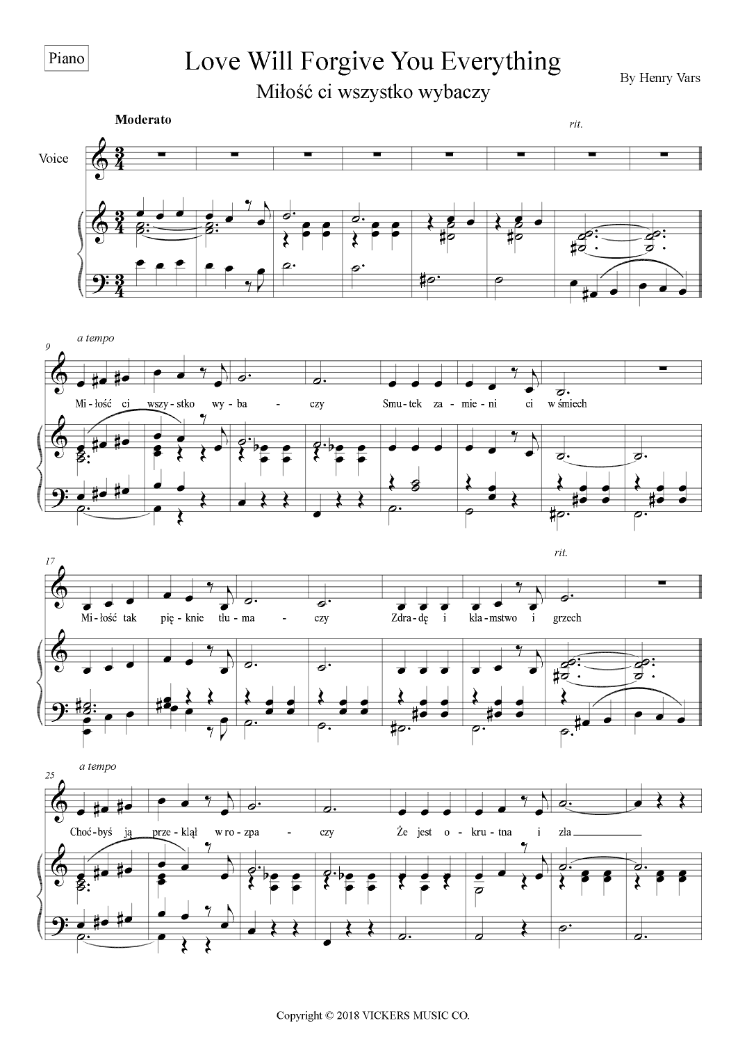 Love Will Forgive You Everything (arr. Marek Czekala)
