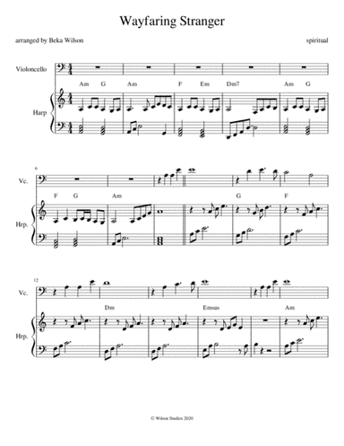 Wayfaring Stranger (arr. Beka Wilson)