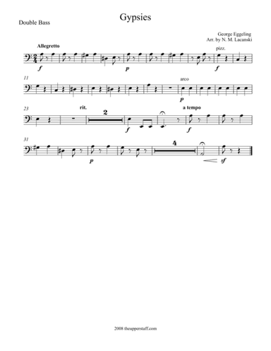 Gypsies (arr. Nick Lacanski)