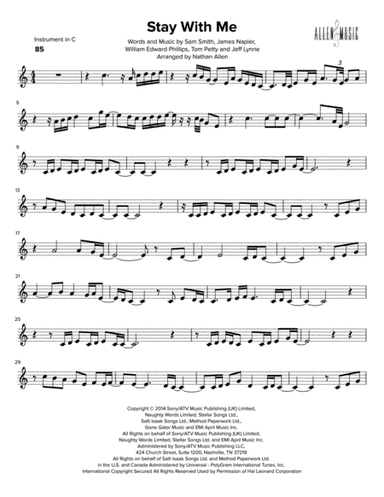 Stay With Me (arr. Nathan Allen)