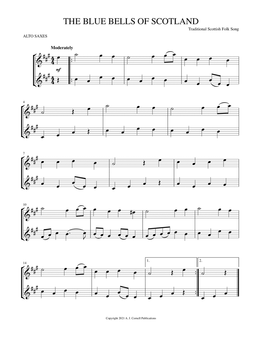 The Blue Bells of Scotland (arr. Mark Phillips)