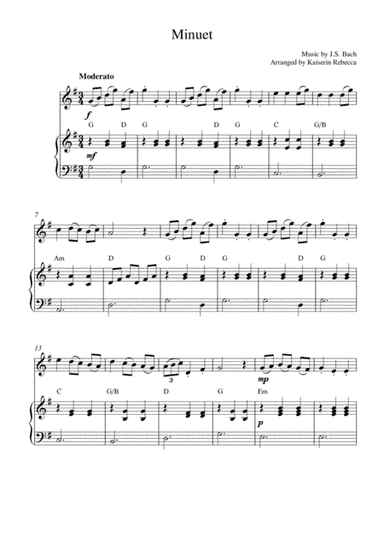 Minuet (in G major) (arr. Kaiserin Rebecca)