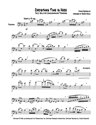 Christmas Time Is Here (arr. Sarah Houle)