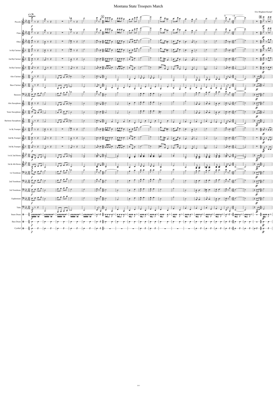 Montana State Troopers March