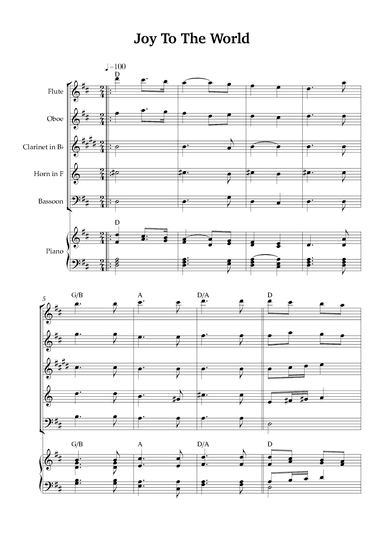 Joy To The World (arr. Karen Gueiros)