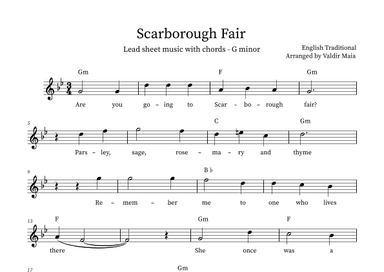 Scarborough Fair (arr. Valdir Maia)