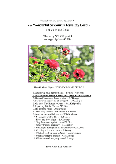 A Wonderful Saviour is Jesus my Lord (For Violin and Cello) (arr. Han-Ki Kim)