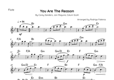 You Are The Reason (arr. Rodrigo Faleiros)