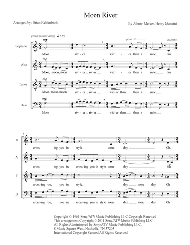 Moon River (arr. Brian Kehlenbach)