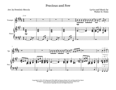 Precious And Few (arr. Dominic Meccia)
