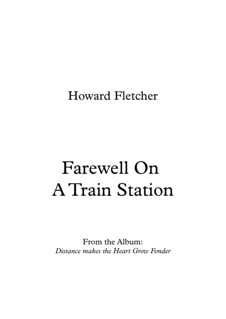Farewell On A Train Station