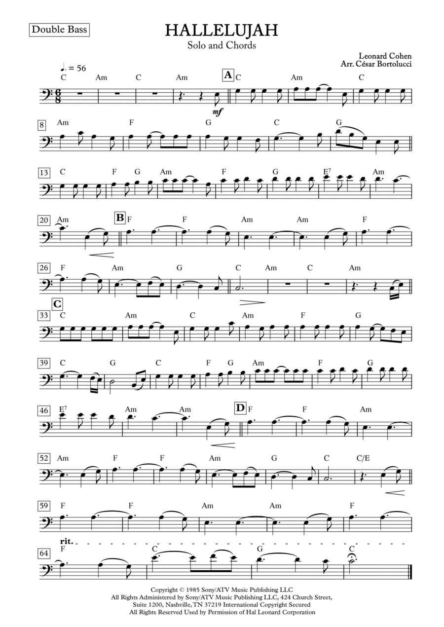 Hallelujah (arr. ACT Bortolucci)