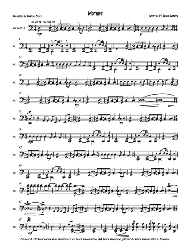 Mother (arr. Martha Colby)
