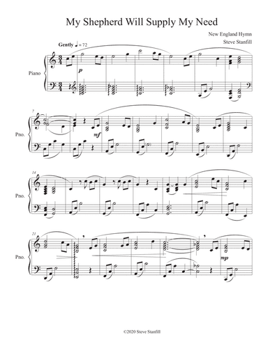 My Shepherd Will Supply My Need (arr. Steve Stanfill)