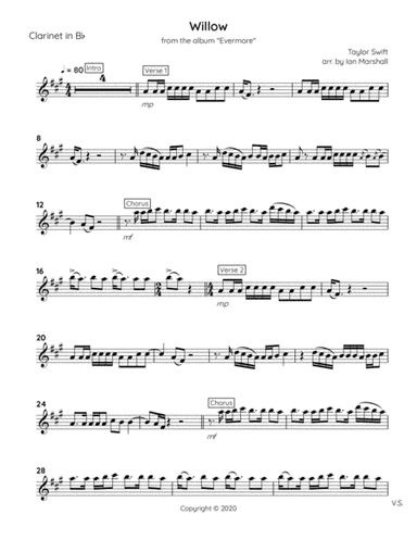 Willow (arr. Ian Marshall)