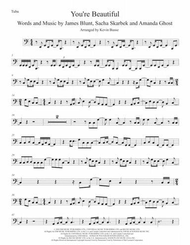 You're Beautiful (arr. Kevin Busse)