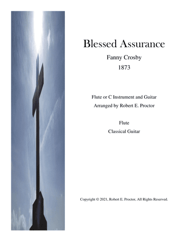 Blessed Assurance for Flute or C instrument and Guitar (arr. Robert E. Proctor)