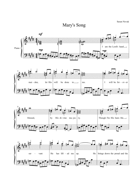 Mary's Song