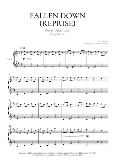 Fallen Down (arr. Pedro Merendi)