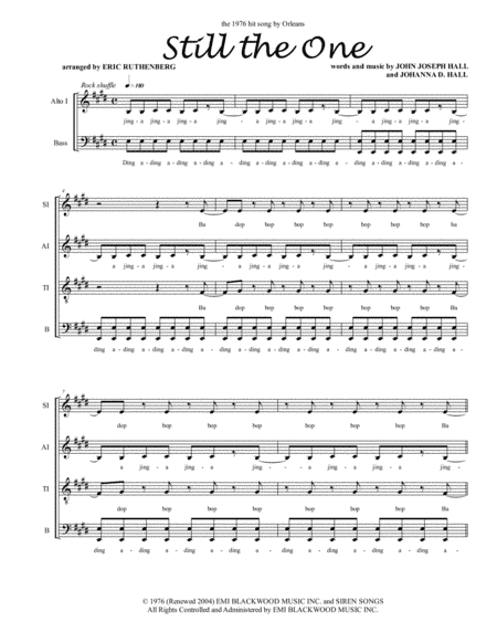 Still The One (arr. Eric Ruthenberg)