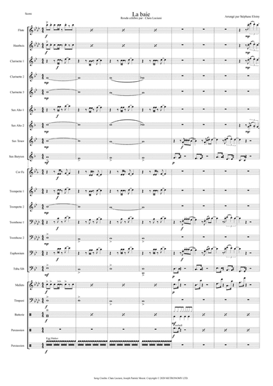 La Baie (arr. Stephane ELSINY)