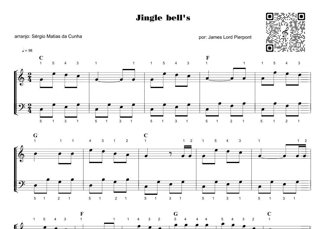 Jingle Bell's – fase1 (arr. Sérgio Matias da Cunha)