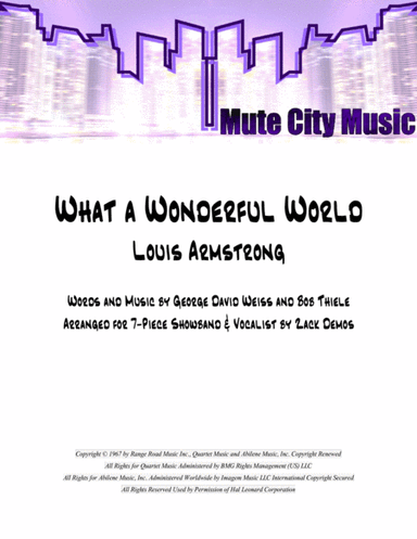 What A Wonderful World (arr. Zack Demos)