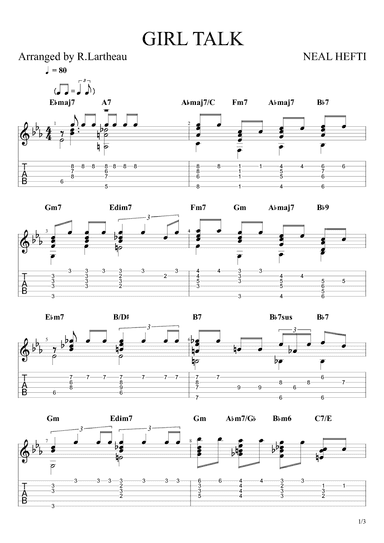 Girl Talk (arr. Roger Lartheau)