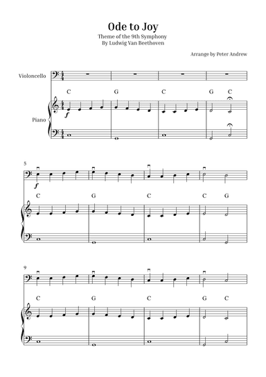 Ode to Joy (arr. Peter Andrew)