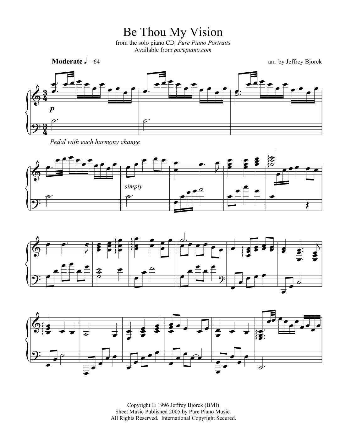 Be Thou My Vision (arr. Jeff Bjorck)