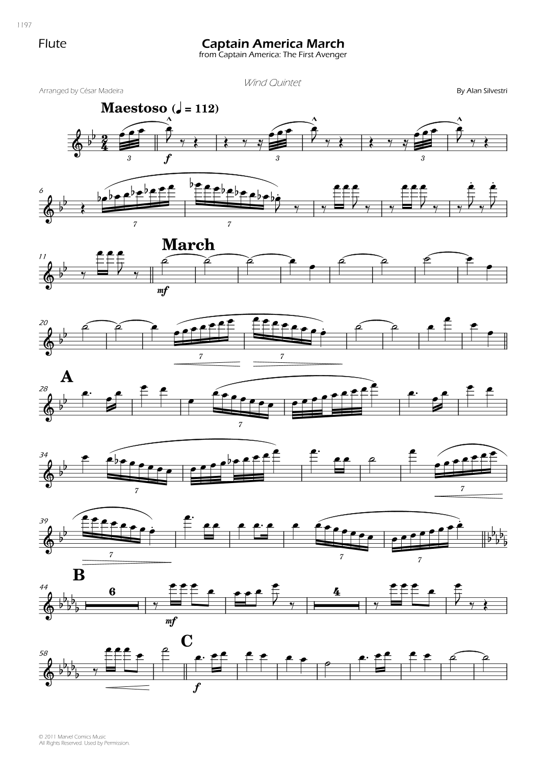 Captain America March (arr. César Madeira)