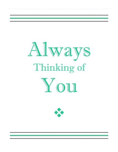 Always Thinking of You