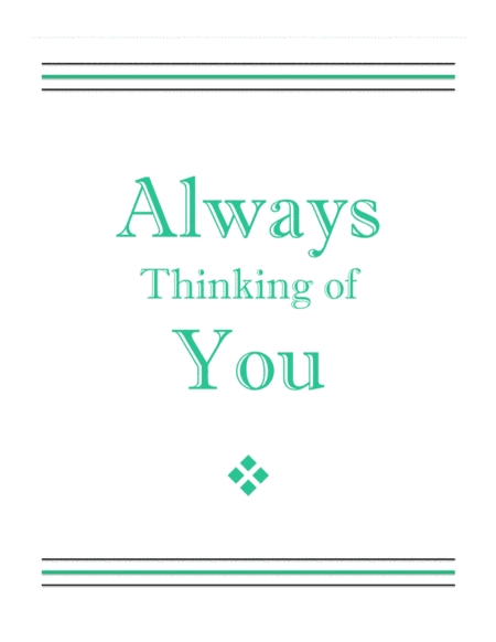 Always Thinking of You