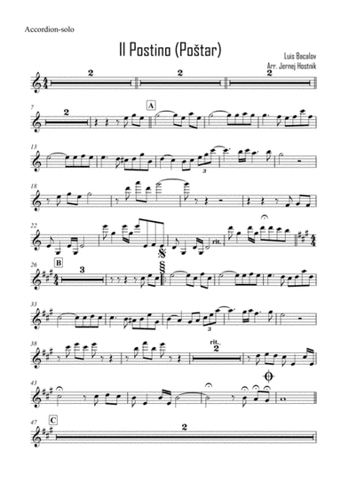 Il Postino (the Postman) (arr. Jernej Hostnik)
