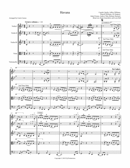 Havana (arr. Carrie Caruso)