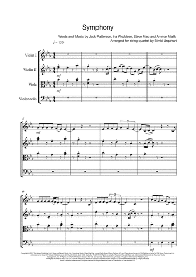 Symphony (arr. Bimbi Urquhart)