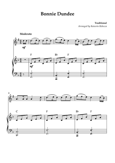 Bonnie Dundee (arr. Kaiserin Rebecca)