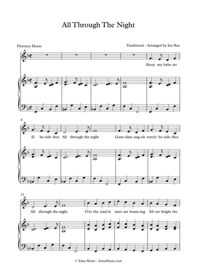All Through The Night - Vocal Arrangement (arr. Ian Rae)
