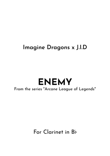 Enemy (arr. Jireh J.)