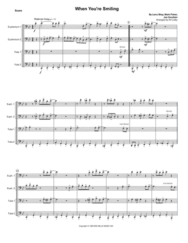 When You're Smiling (the Whole World Smiles With You) (arr. Art Leiby)