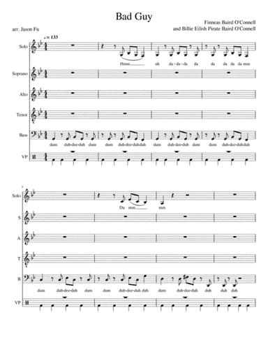 Bad Guy (arr. Jason Fu)