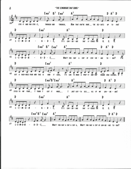 The Lemonade Day Song