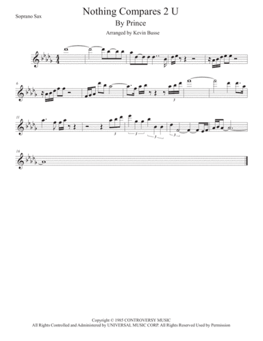 Nothing Compares 2 U (arr. Kevin Busse)