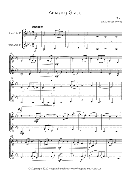 Amazing Grace (Fantasy) (arr. Christian Morris)
